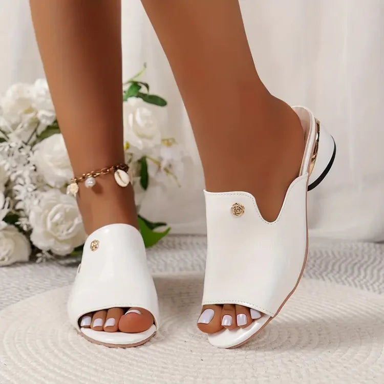 Elegante Chunky Hak Sandalen voor Vrouw - StudioMarella