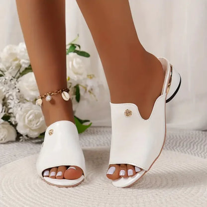Elegante Chunky Hak Sandalen voor Vrouw - StudioMarella
