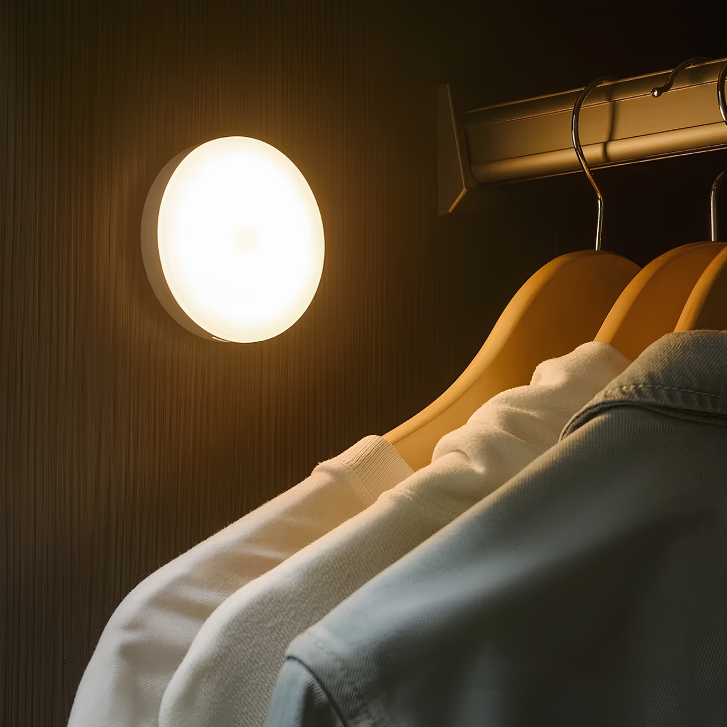 Bewegingssensor Lamp Draadloos ABS Compact Hal Trap Kast Nachtlamp Automatisch Licht USB Oplaadbaar