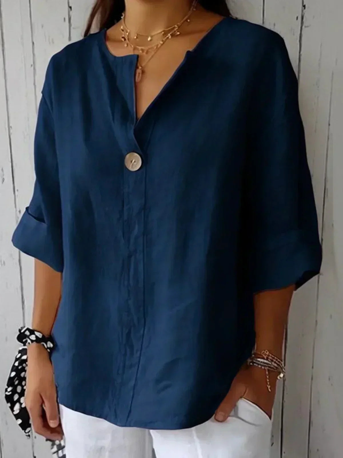 Vrouwen Blouse Elegante V-hals