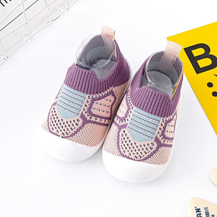 Antislip Babyschoensokken met TPR Zool Katoenen Bovenwerk voor Wandelende Peuters Eerste Stapjes Indoor