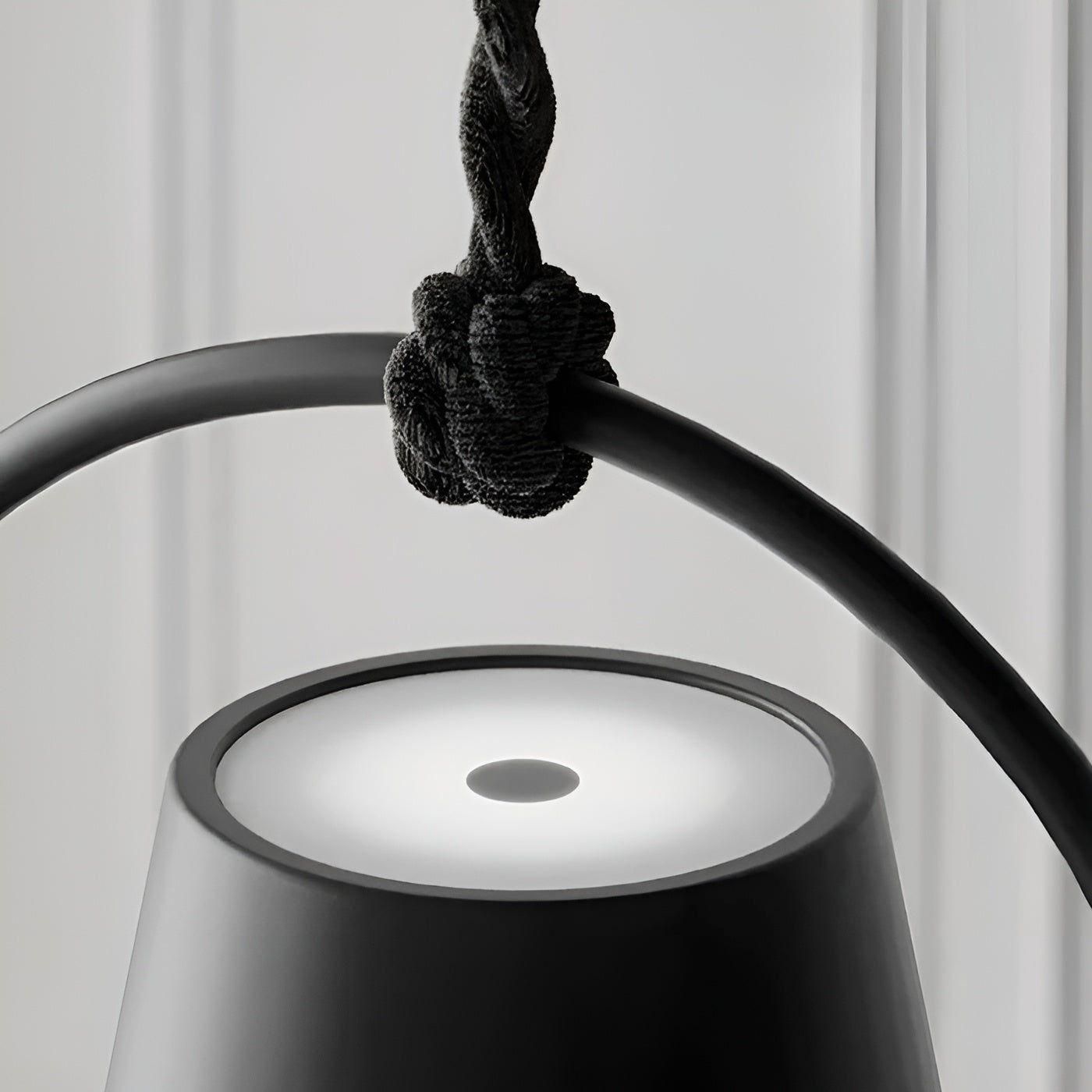 Hanglamp Draadloos Oplaadbaar LED Retro Metaal Zwart Wit Pendellamp Modern