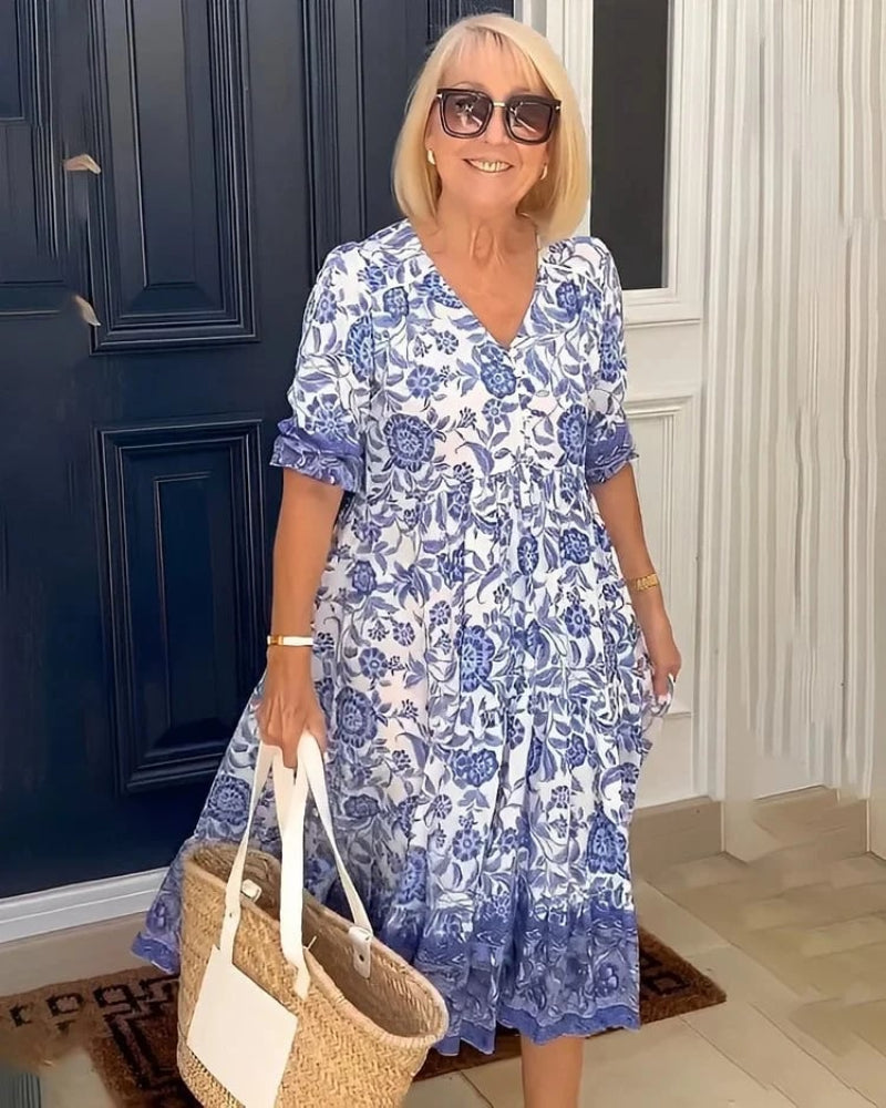 Dames Boho Jurk Elegante Pasvorm