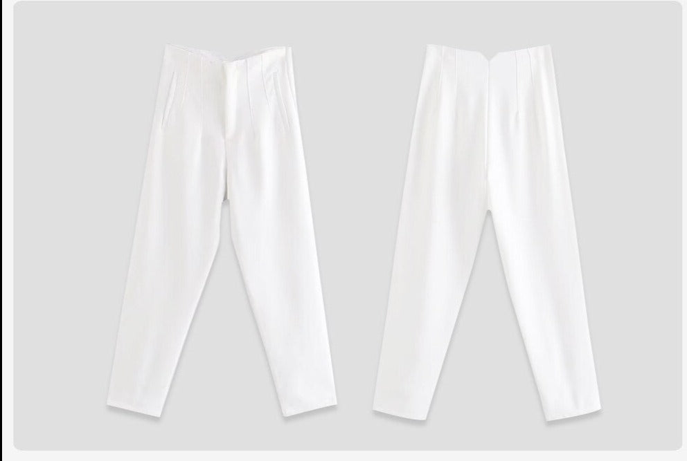 Hoge Broek Comfortabel en Stijlvol voor Dames