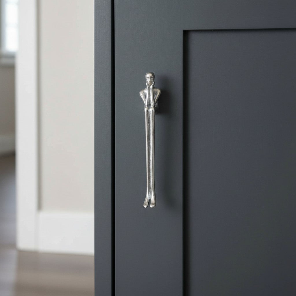 Minimalistische Kastgreep - Messing Zilver Roze - Scandinavisch Design Meubels