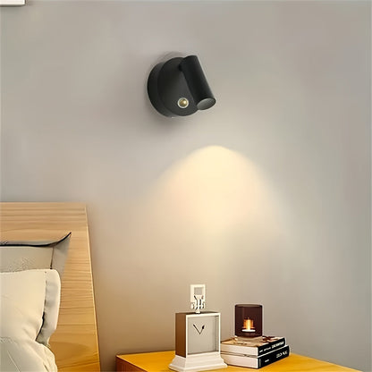 Draadloze LED Accentlamp Dimbaar met Aanraakbediening Zwart voor Kunst en Decoratie