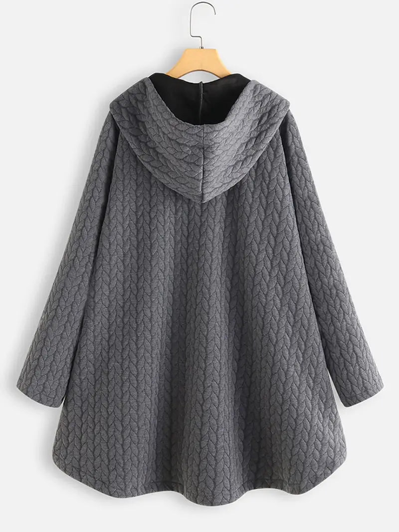 Donkere Winterjas voor Vrouwen Warm en Waterdicht