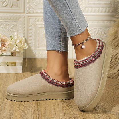 Dames Pantoffels Zacht en Warm met Fleece Voering
