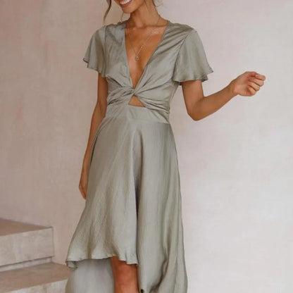 Midi Jurk Elegante Filippa Voor Vrouw