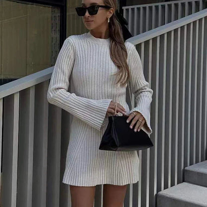 Teresa | Coltrui Col Jurk Elegant Hoge Hals