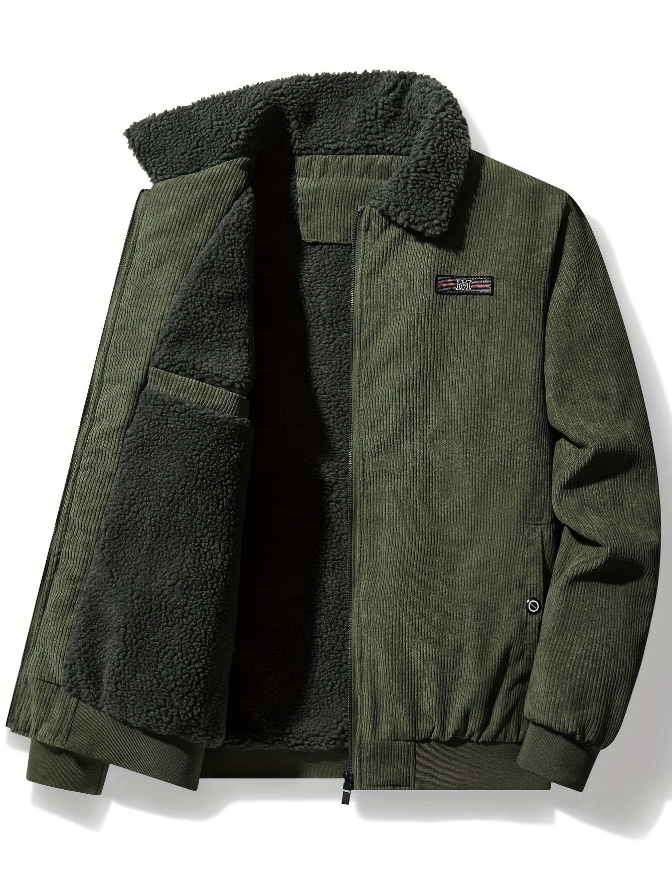 Warme Heren Winterjas met Reverskraag en Stijlvol Design
