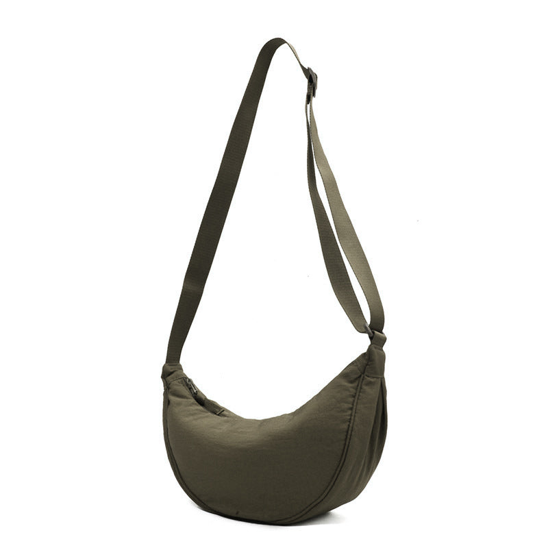 Halve Maan Schoudertas Kunstleer Elegante Damestas Crossbody Handtas Mode Accessoire Casual Dagelijks Gebruik