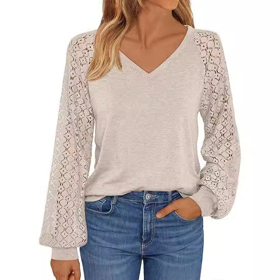 Dames Trui V-Hals Gehaakt Stijlvol Elegante Look