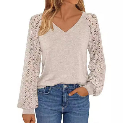 Dames Trui V-Hals Gehaakt Stijlvol Elegante Look