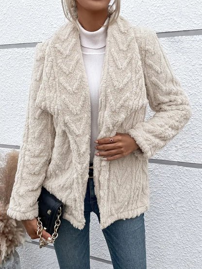 Zachte Fleece Damesjas Warm en Comfortabel