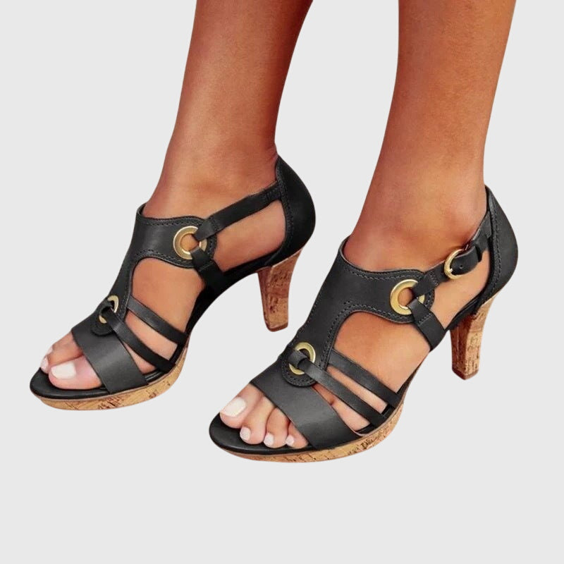 Dames Orthopedische Hak Sandalen Comfortabele Pasvorm