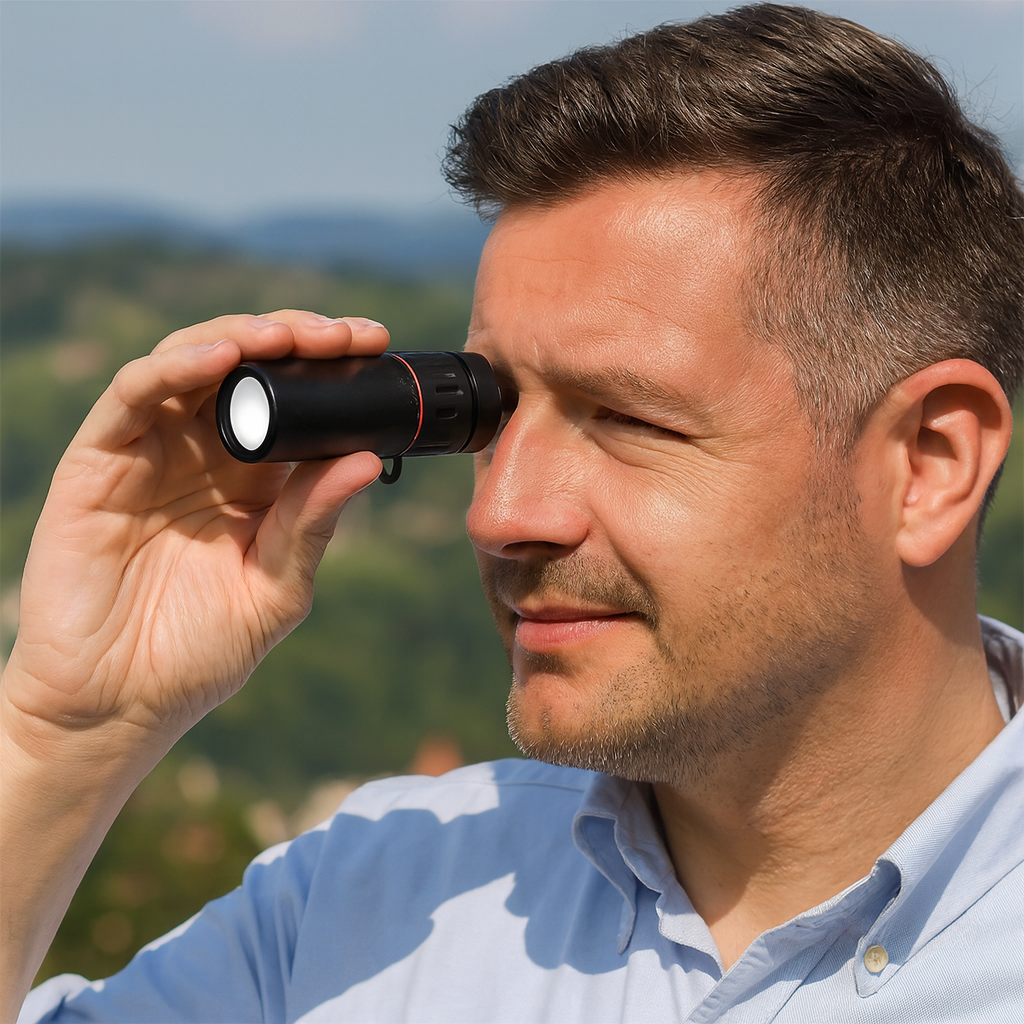 Compact Monoculair Telescoop 50x Vergroting Ultralicht 66g Wandelen Vogels Kijken Outdoor Avontuur Telescoop