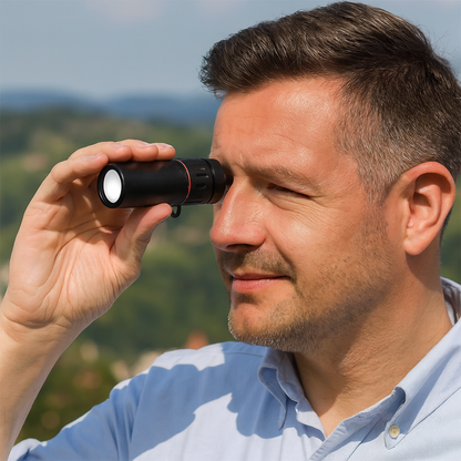 Compact Monoculair Telescoop 50x Vergroting Ultralicht 66g Wandelen Vogels Kijken Outdoor Avontuur Telescoop
