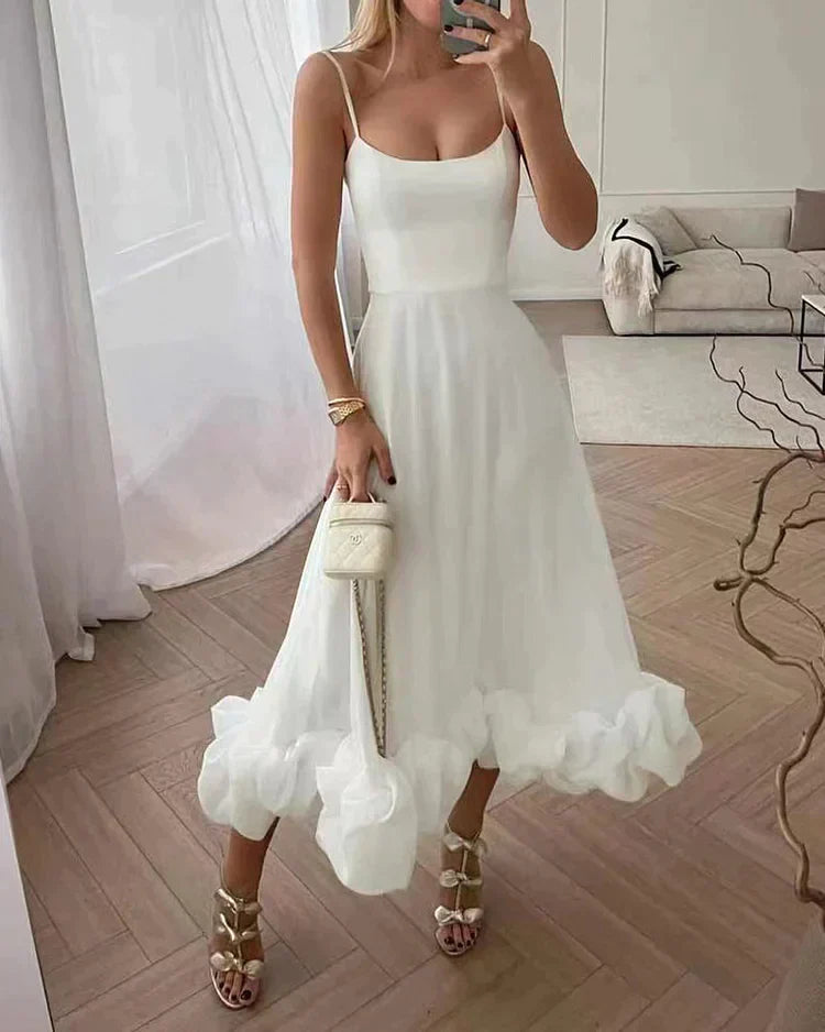 Elegante Midi Jurk Abito voor Vrouw