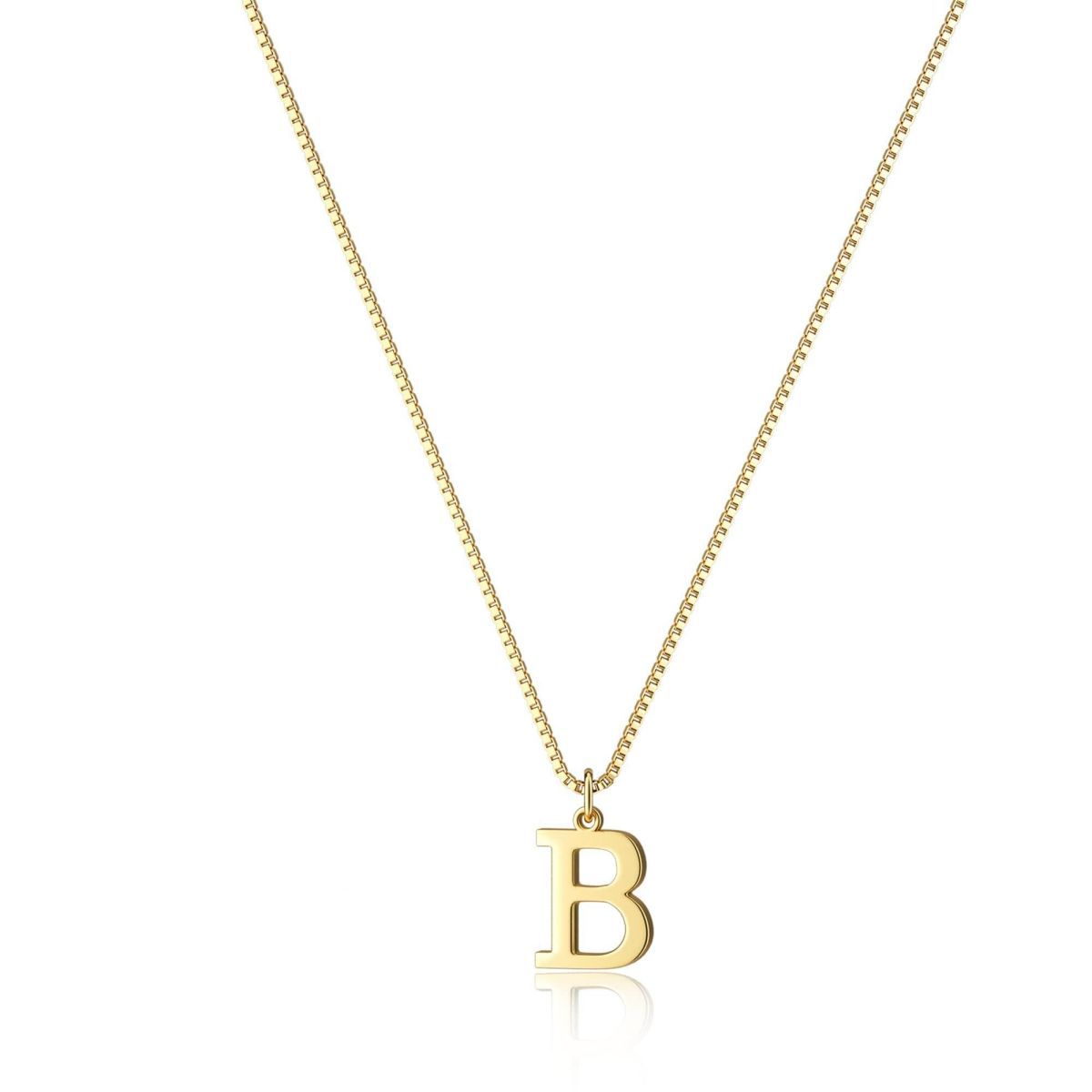 Gouden Ketting met Initialen voor Vrouw Persoonlijke Letter Sieraden