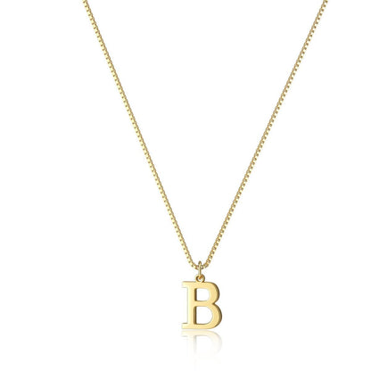 Gouden Ketting met Initialen voor Vrouw Persoonlijke Letter Sieraden
