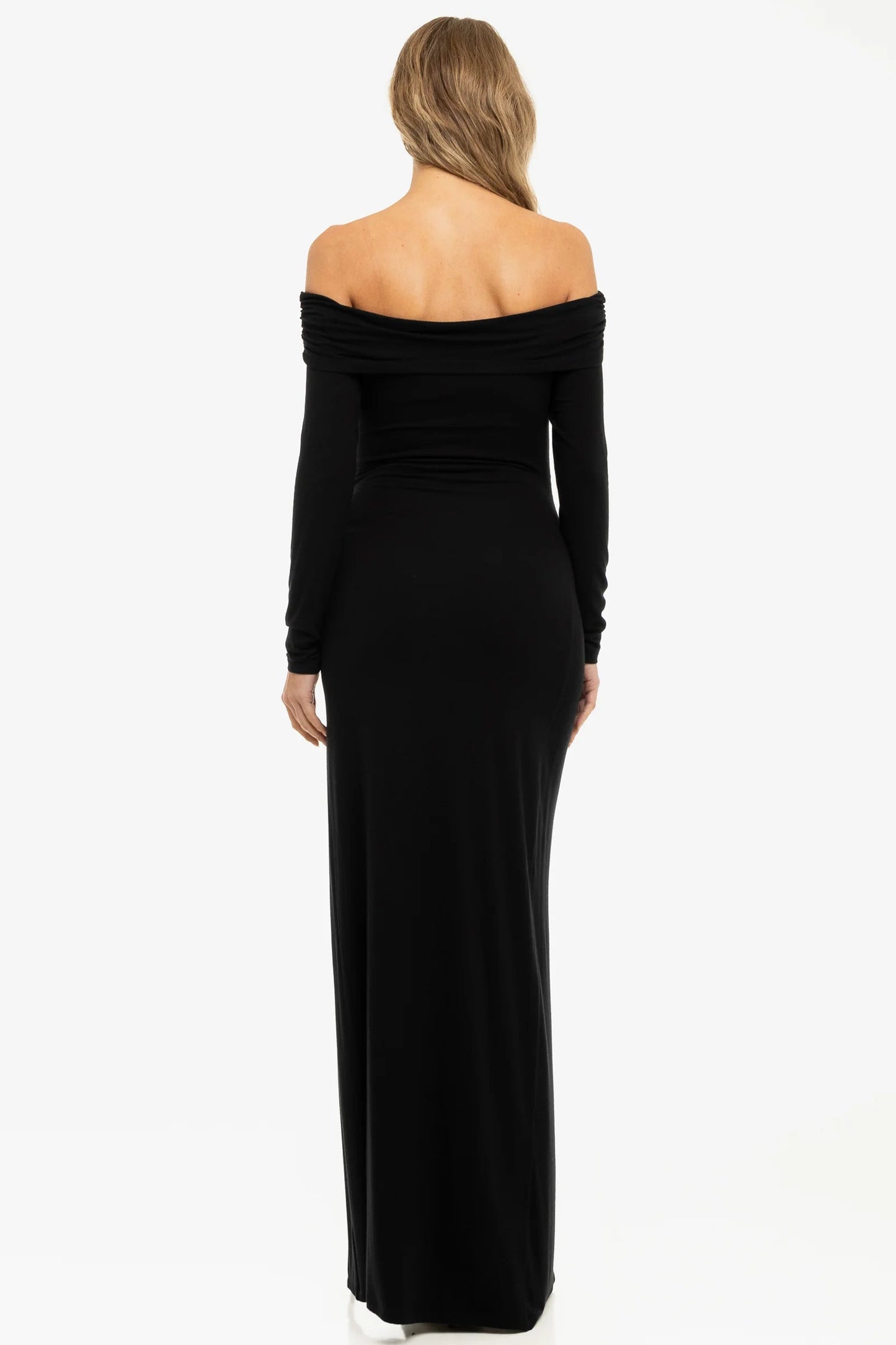 Zwangerschapsjurk Maxi Off Shoulder Elegante Zomerjurk voor Dames