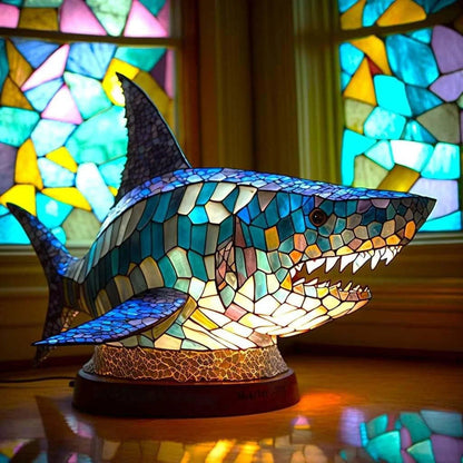 Decoratieve Dierenlamp 15 cm – Kunstlamp met LED-verlichting voor Kinderkamer, Woonkamer en Sfeerverlichting