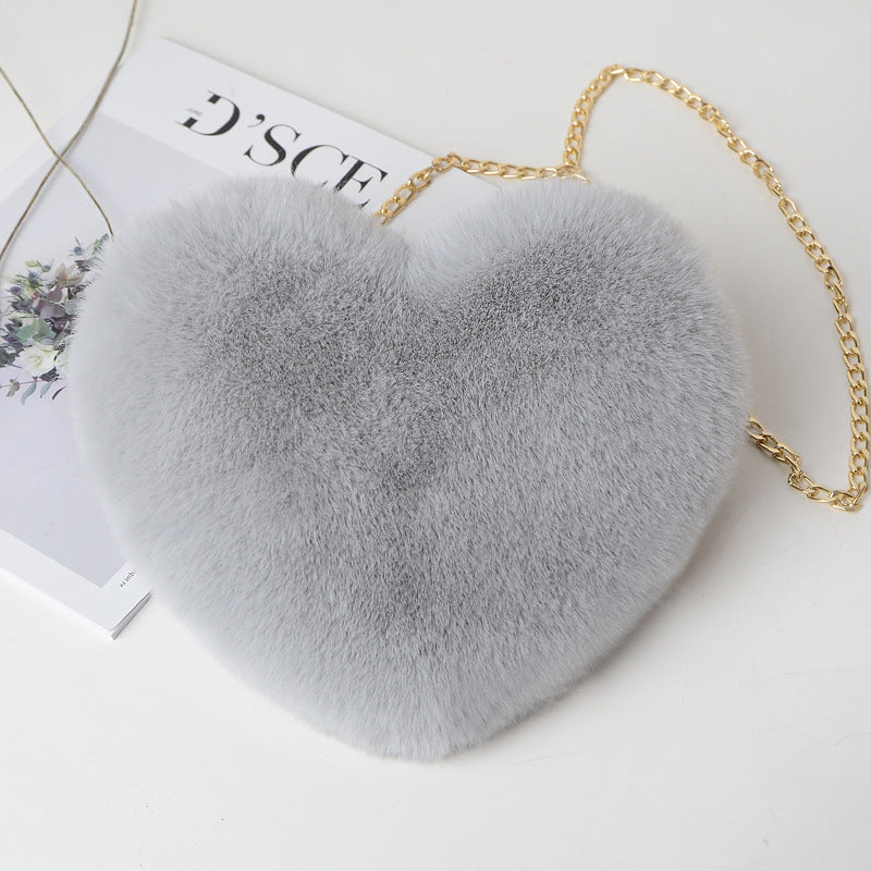 Dames Schoudertas Hartvormig met Ketting Modieus