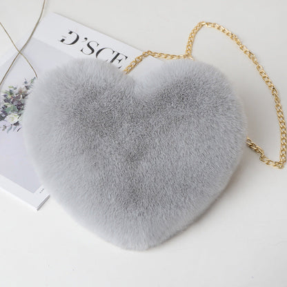 Dames Schoudertas Hartvormig met Ketting Modieus