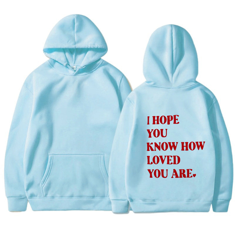 Dames Hoodie Zwart met Self Love Print Trendy Design