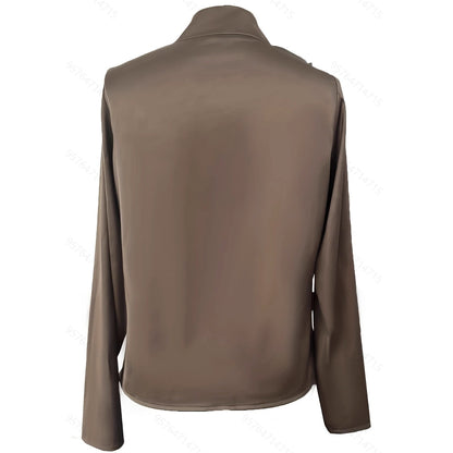 Dames Blouse Elegante V-Hals Luxe Wikkel Top