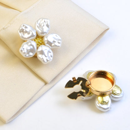 Dames Manchetknopen met Echte Parels Elegant Design