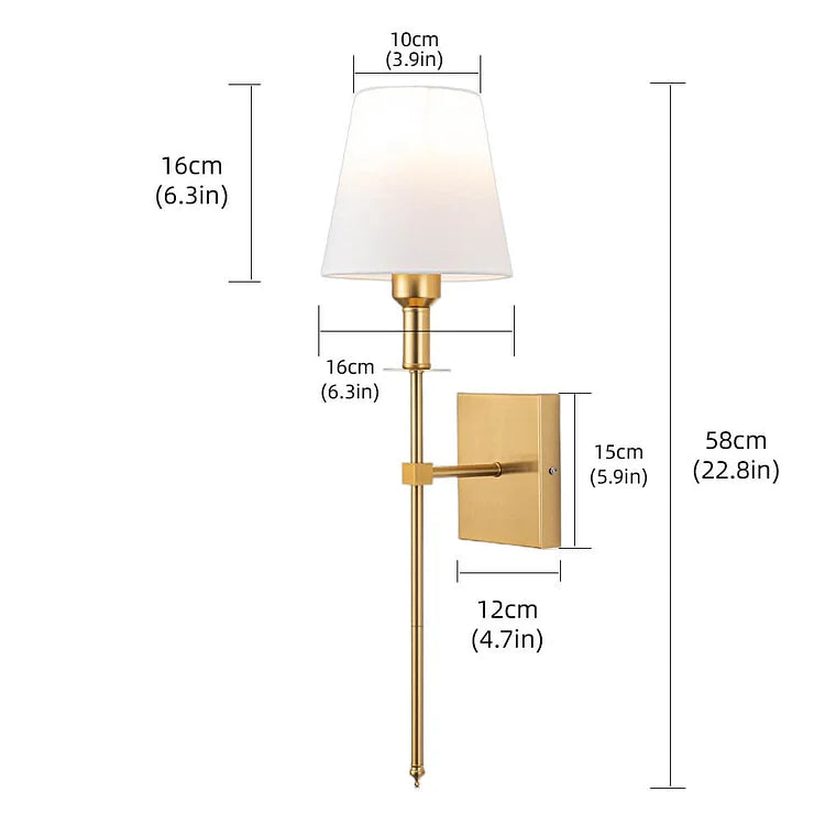 Wandlamp Draadloos Oplaadbaar Dimbaar Afstandsbediening Binnen Buiten IJzer Stof Warm Neutraal Wit Licht Goud Zwart Zilver Slaapkamer Woonkamer Tuin