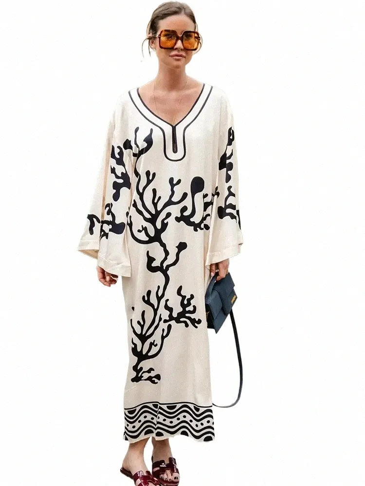 Galilea | Maxi Jurk Lange Mouwen