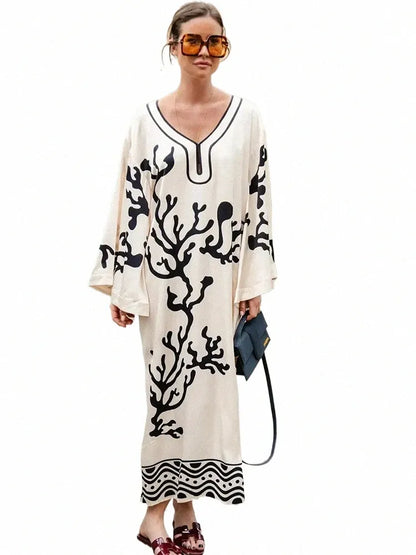 Galilea | Maxi Jurk Lange Mouwen