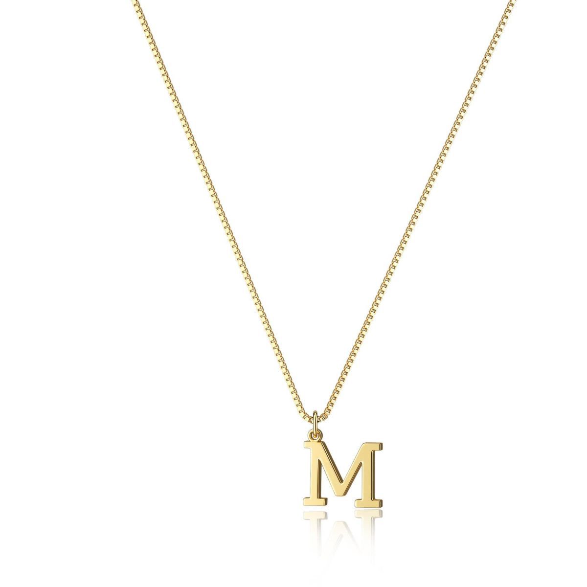 Gouden Ketting met Initialen voor Vrouw Persoonlijke Letter Sieraden