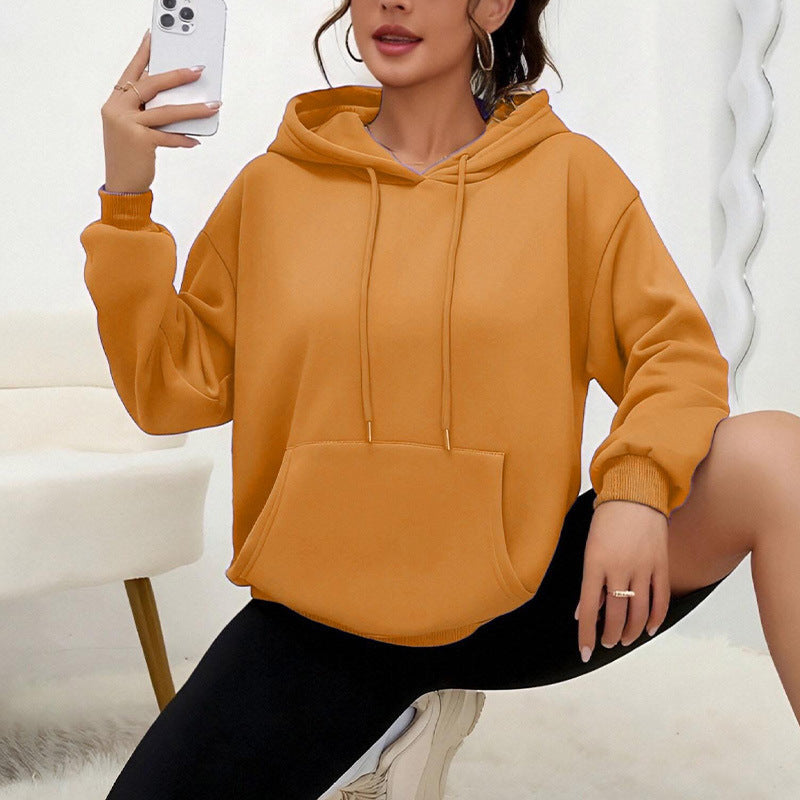 Dames Oversized Hoodie met Kangoeroezak Zacht Comfortabel