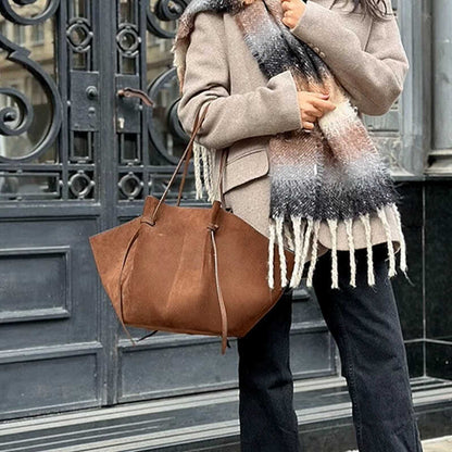 Vegan Suède Shopper Tas Duurzaam en Stijlvol Ruim