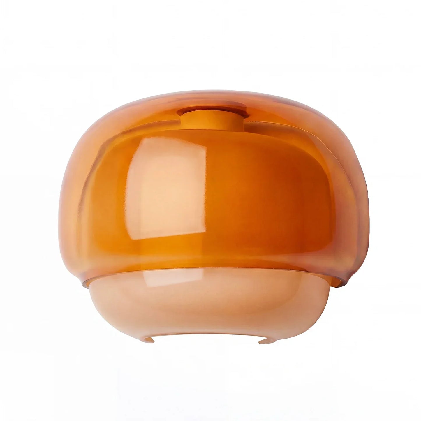Moderne Glazen Wandlamp met Dubbele Paddenstoelkap – Kleurrijk Accent voor Slaapkamer en Gang