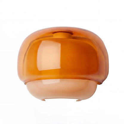 Moderne Glazen Wandlamp met Dubbele Paddenstoelkap – Kleurrijk Accent voor Slaapkamer en Gang