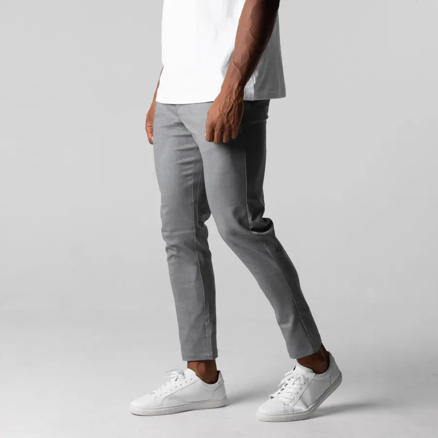 Rekbaar Chino Broek Heren Slim Fit Comfortabel