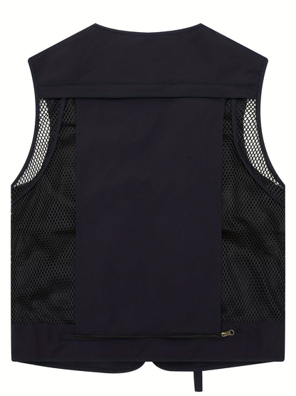Dunne Heren Gilet met Ritszakken
