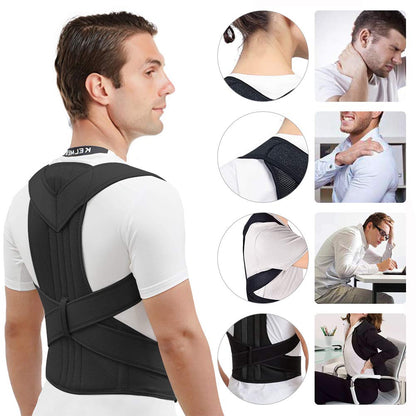 Ergonomische Houdingscorrector voor Schouders en Rug - Verstelbaar en Ademend - Unisex Postuurbrace