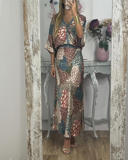 Dames Blouse en Rok Set 2-Delig Jurk Model - StudioMarella