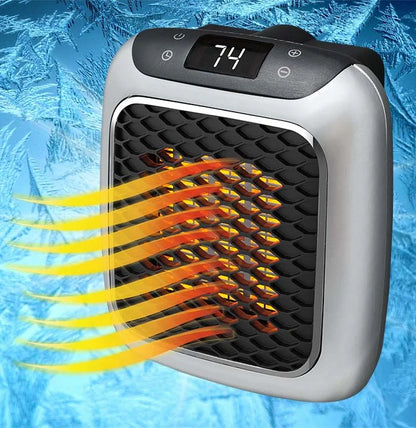 Draagbaar Verwarmingsapparaat 800W Compact Snelverwarming Ruimteverwarmer met Timer en Kantelbeveiliging