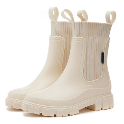Dames Enkellaarsjes Mid Kuit Grove Zool Stevig