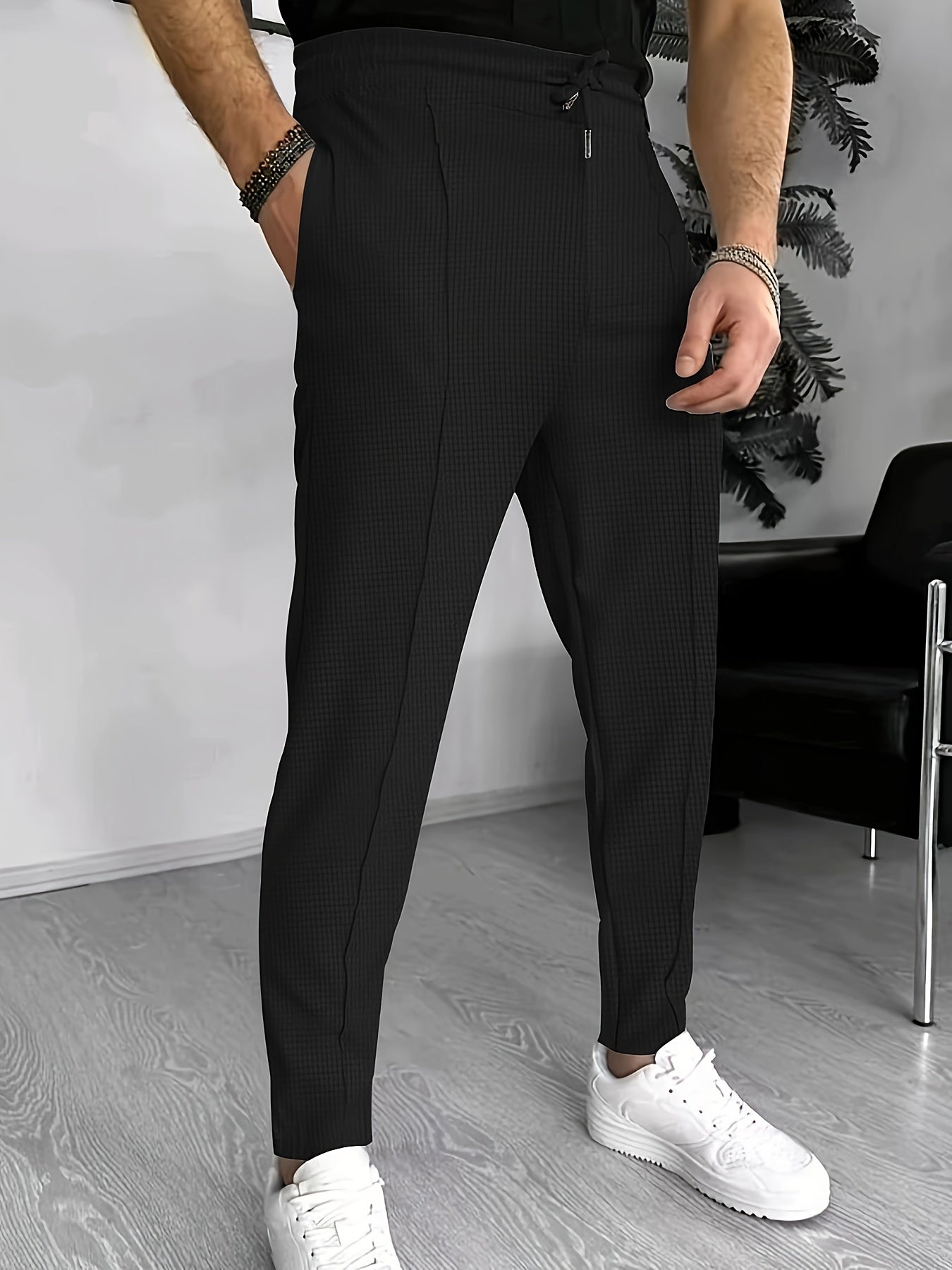 Heren Chino Broek Slim Fit Hoge Kwaliteit Stof