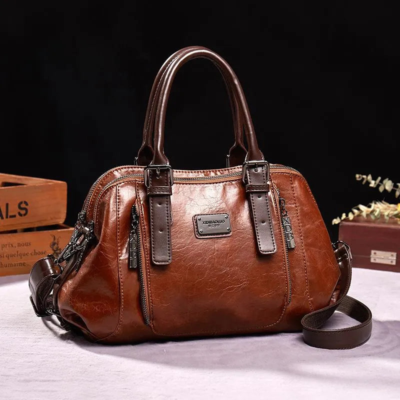 Leren Tassen Valentina Stijlvolle Handtas