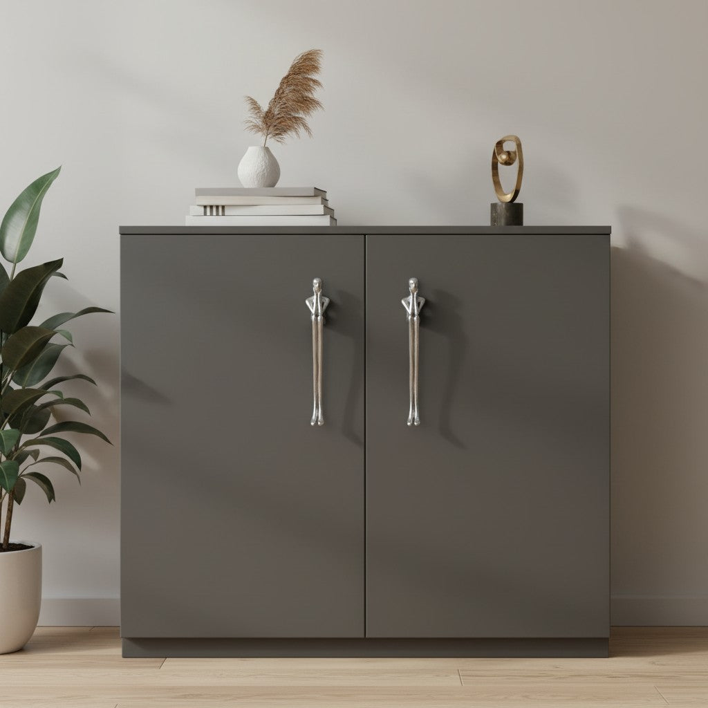 Minimalistische Kastgreep - Messing Zilver Roze - Scandinavisch Design Meubels