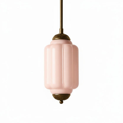 Vintage Melkglazen Hanglamp met Gegolfde Rand – Scandinavische Sfeerverlichting voor Keuken en Slaapkamer